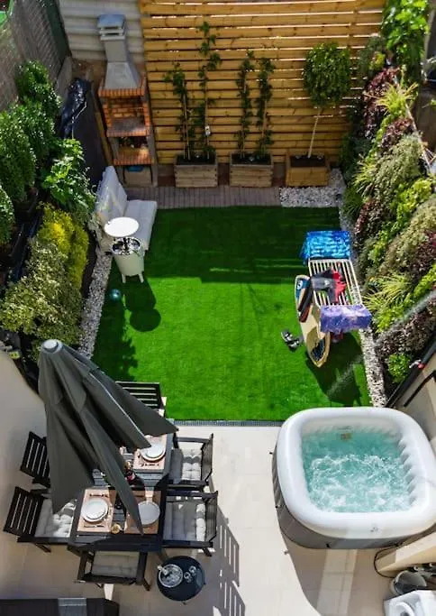Appartamento Relaxing Garden Los Cristianos Con Jacuzzi Y Barbacoa Arona