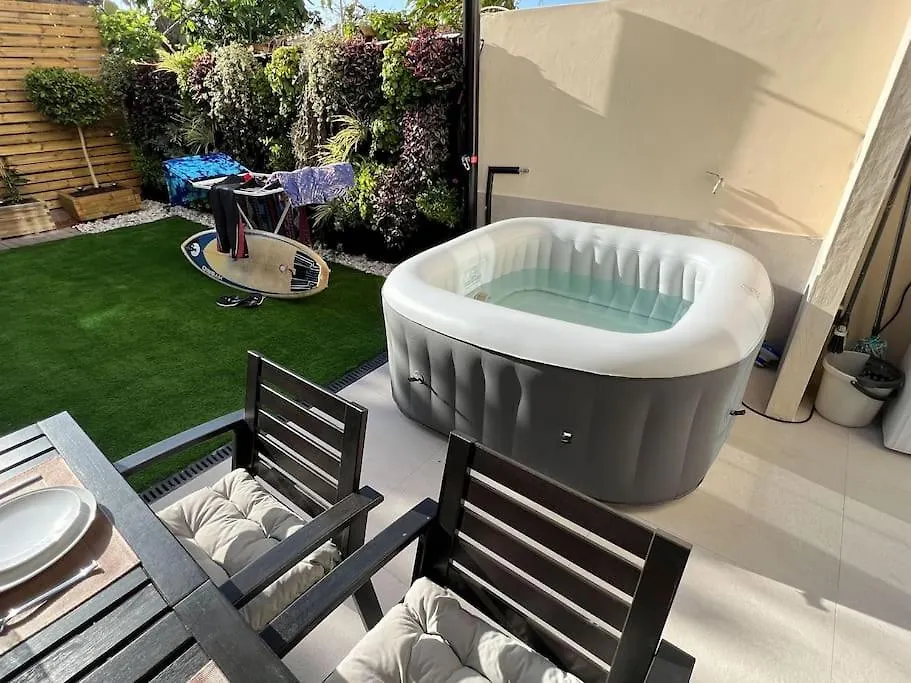 Apartmán Relaxing Garden Los Cristianos Con Jacuzzi Y Barbacoa Arona